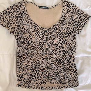 Light brown and black